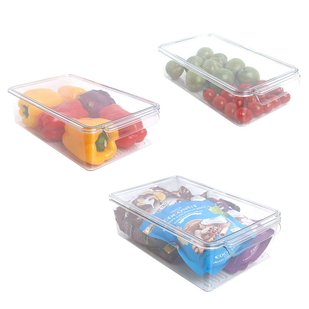transparent plastic food storage container fresh keeping box