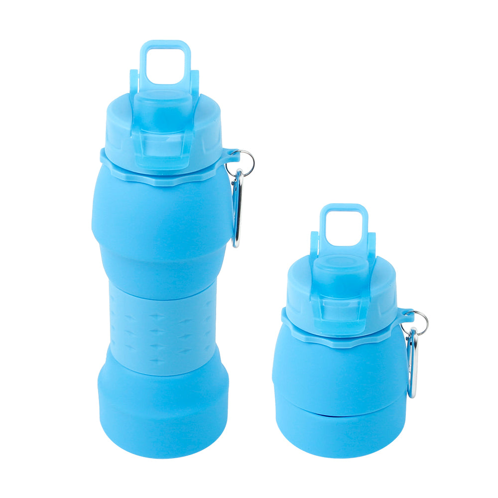 600ml PP+Alu+Silicone Water Bottle