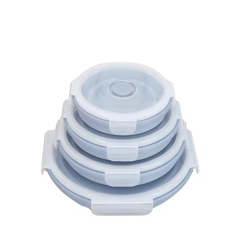 Circular Silicone Lunch Box
