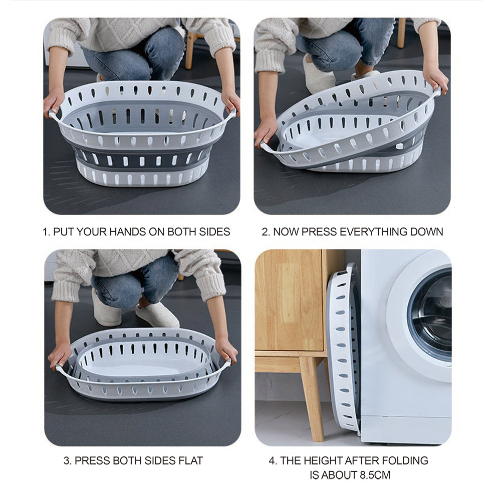 PP+TPR Collapsible Laundry Basket