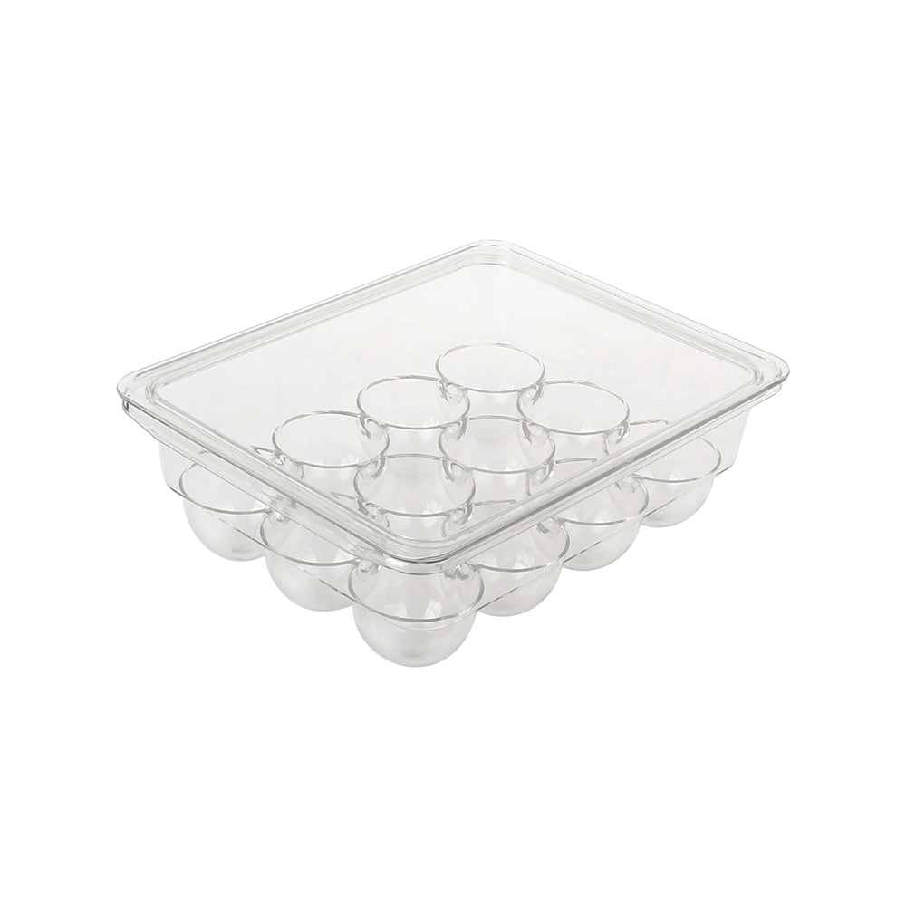 Protecting Egg Storage Container for Eggs 12 14 18 24 30 Grid Clear Eggs Holder Storage Tray