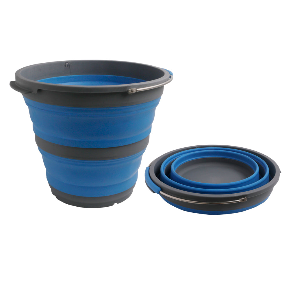 PP+TPR Foldable Bucket With 304 SS Handle