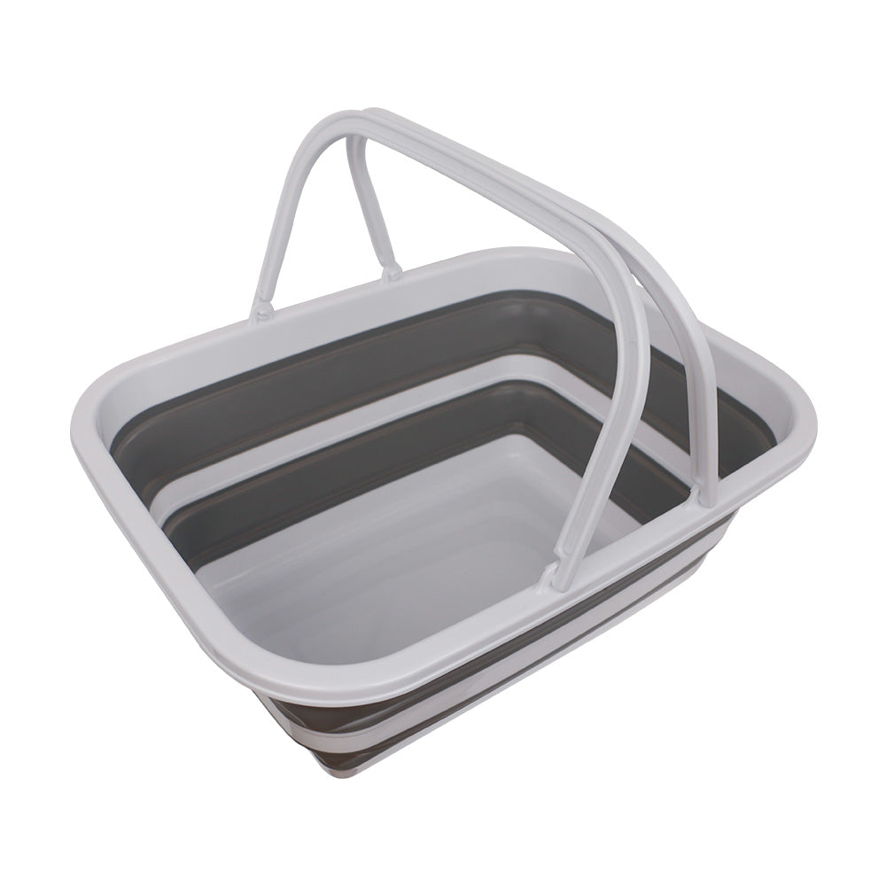 PP+TPR Collapsible  Basket With Handle