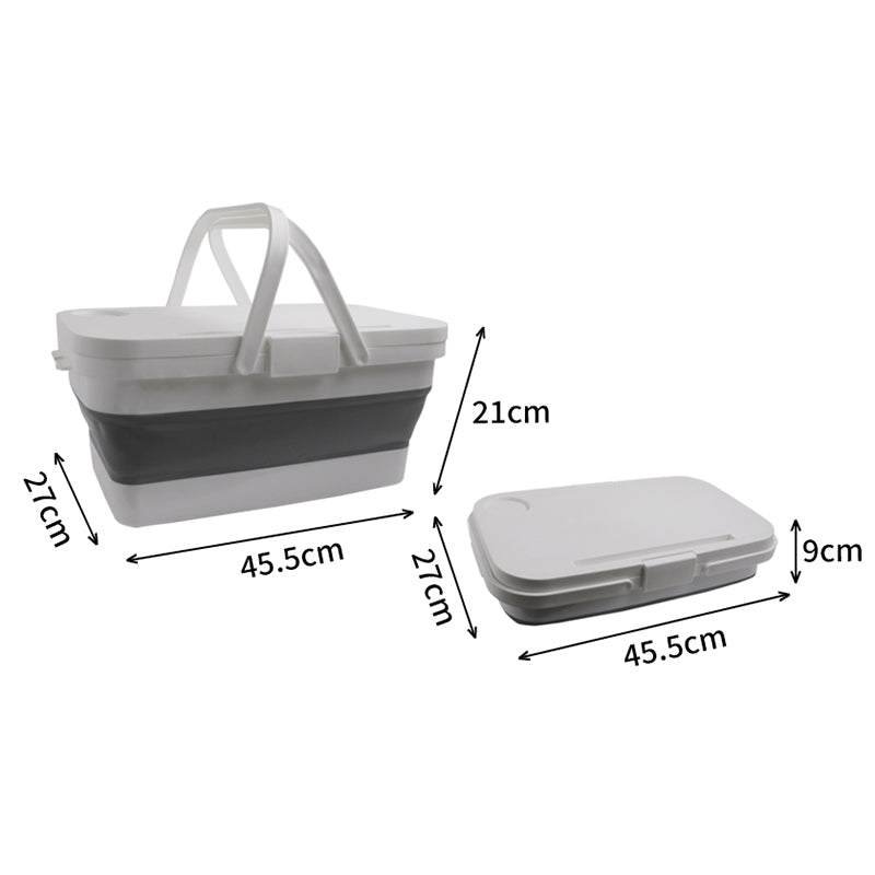 PP Plastic + TPR Collapsible Storage Box