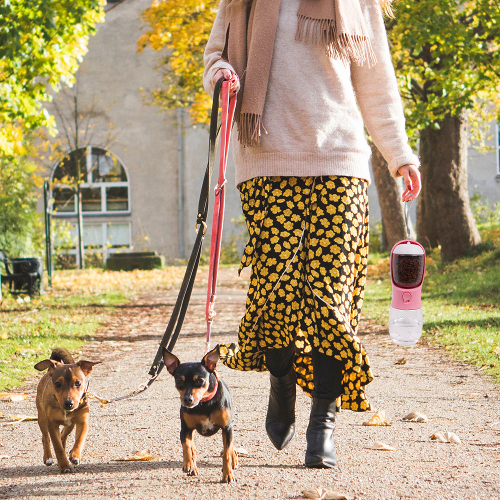 Portable Dog Water Bottle Pink