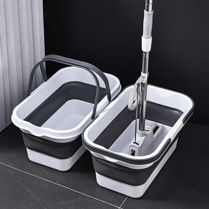 Clean Collapsible Bucket Fishing Camping Wash Mop